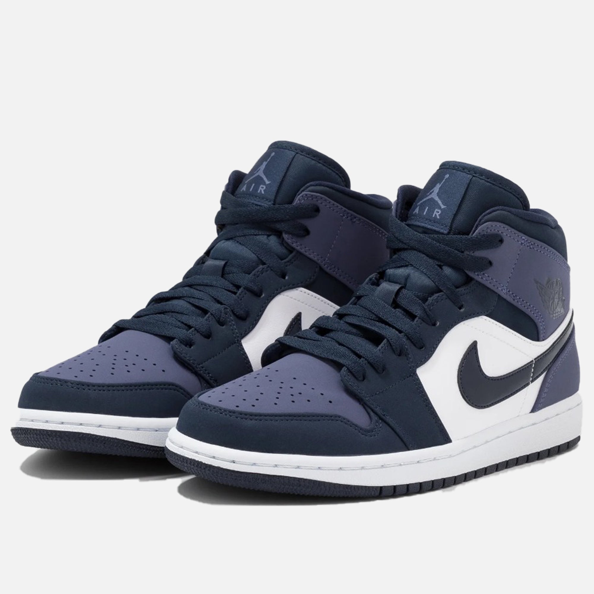 Jordan 1 mid obsidian sanded outlet purple