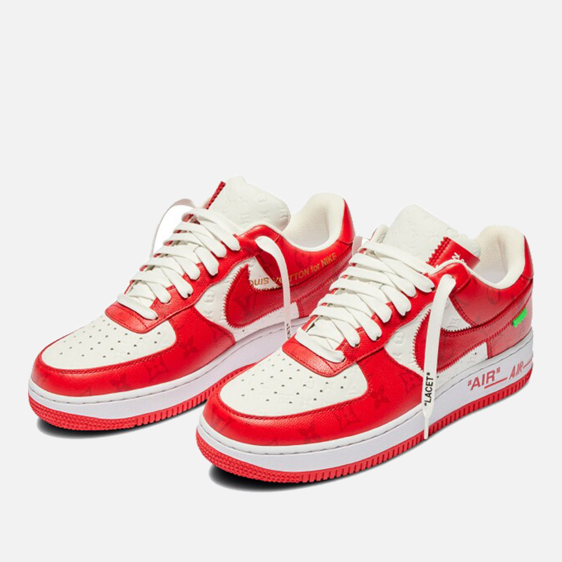 AIR FORCE ONE X LOUIS VUITTON RED – piston