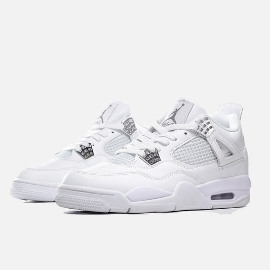 JORDAN RETRO 4 METALLIC WHITE