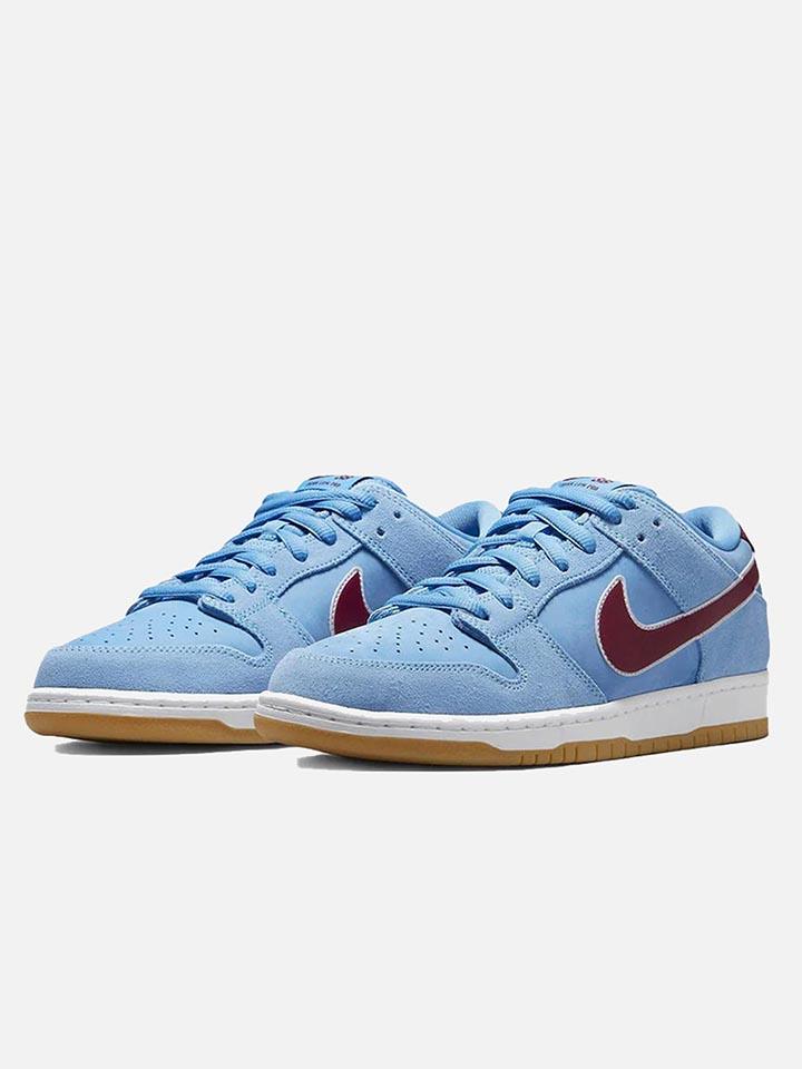 NIKE SB DUNK LOW VALOUR BLUE TEAM MAROON