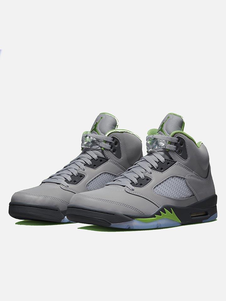 JORDAN RETRO 5 GREEN BEAN