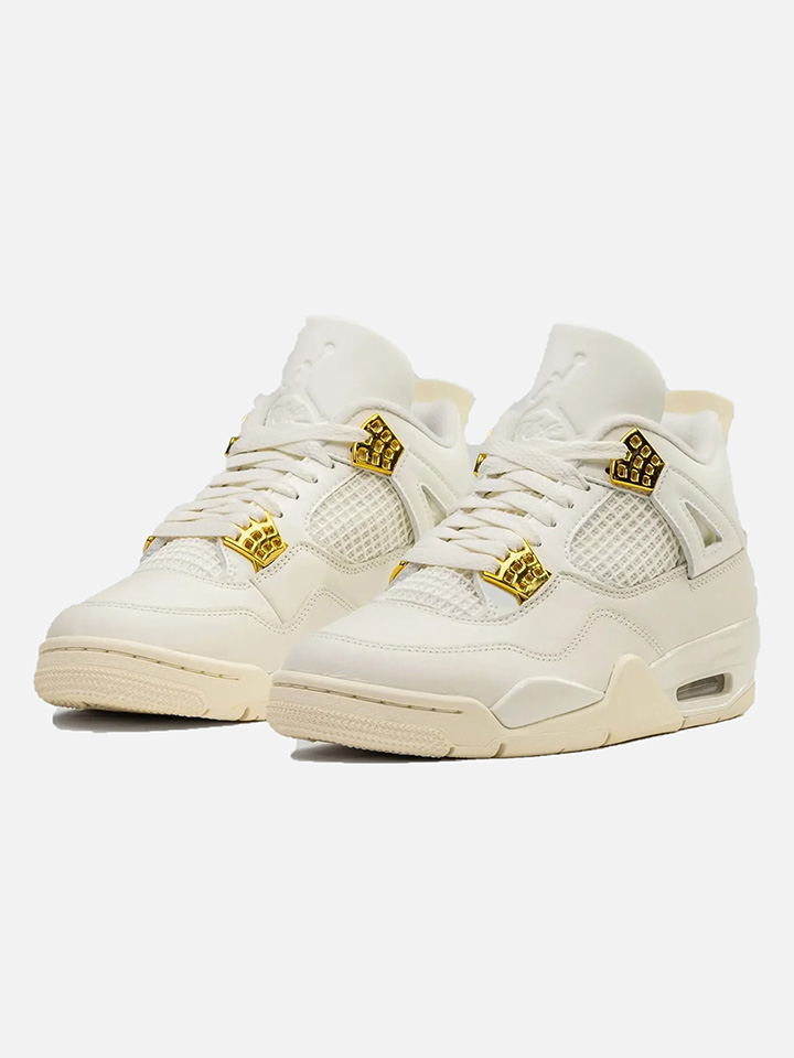 JORDAN RETRO 4 METALLIC GOLD