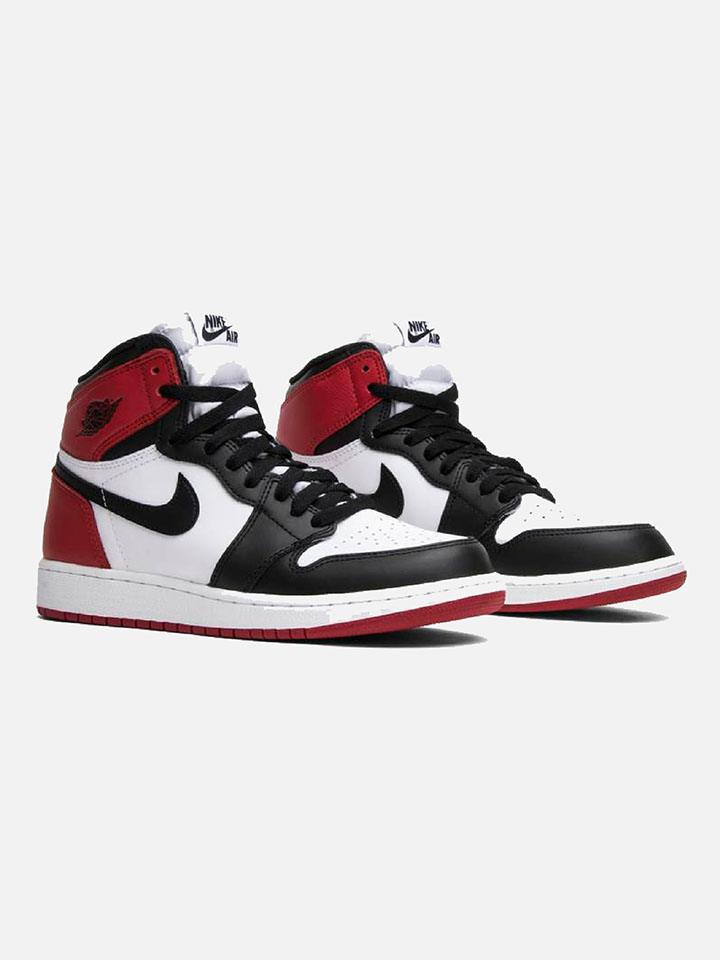 JORDAN RETRO 1 MID BLACK TOE