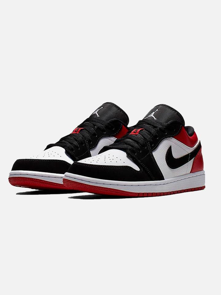 JORDAN RETRO 1 LOW BLACK TOE