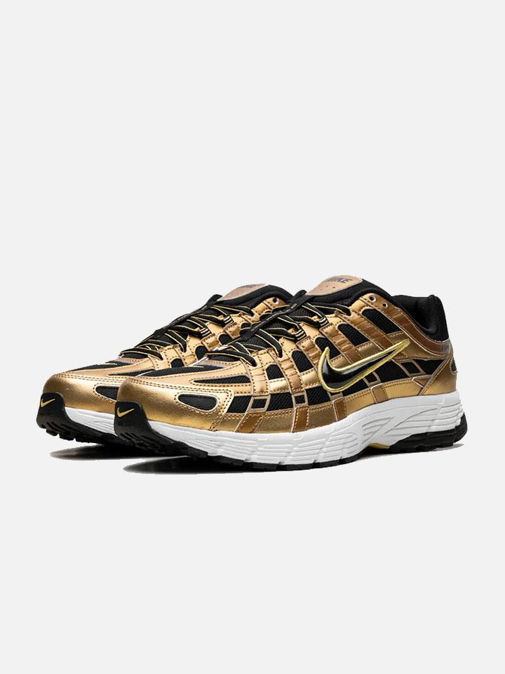 NIKE P 6000 METALLIC GOLD INFINITE GOLD WHITE BLACK