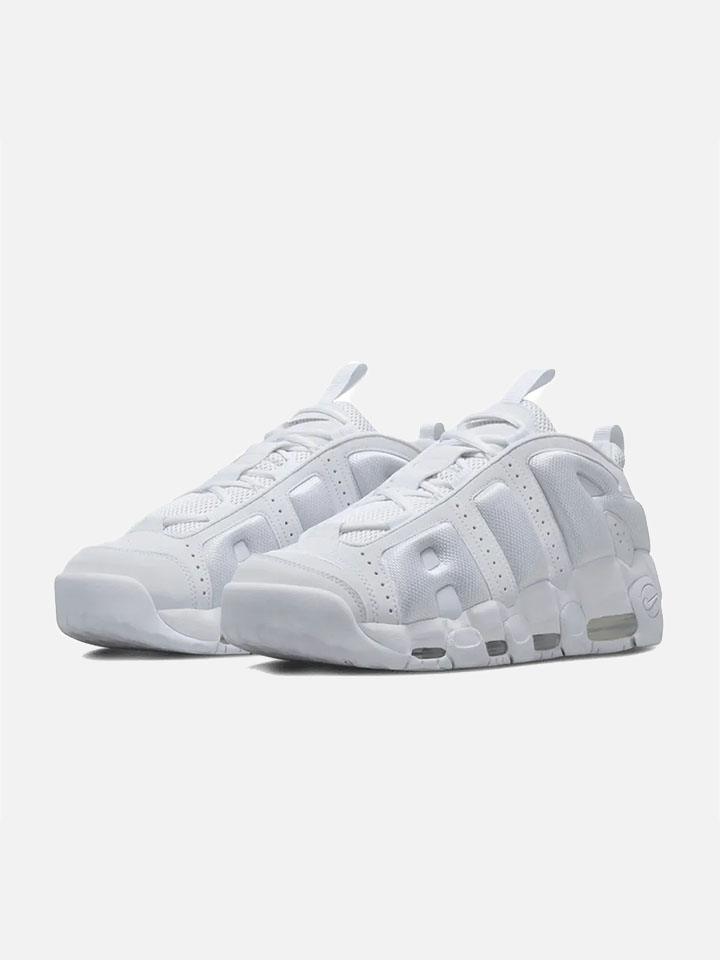 NIKE AIR MORE UPTEMPO LOW TRIPLE WHITE
