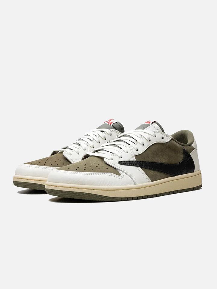 TRAVIS SCOTT X JORDAN RETRO 1 LOW MEDIUM OLIVE
