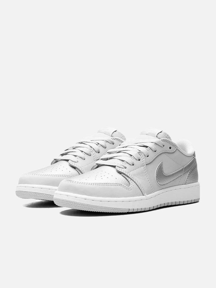 JORDAN RETRO 1 LOW METALLIC SILVER