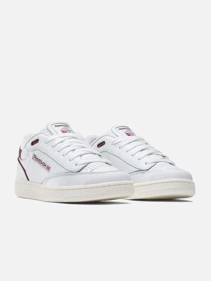 REEBOK CLUB C BULC WHITE CLASSIC BURGUNDY