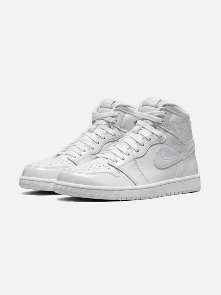 JORDAN 1 MID TRIPLE WHITE