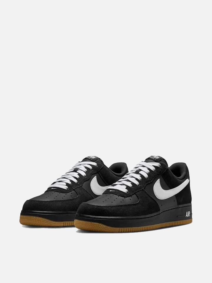 NIKE AIR FORCE ONE '07 LV8 SWOOSH WHITE BLACK