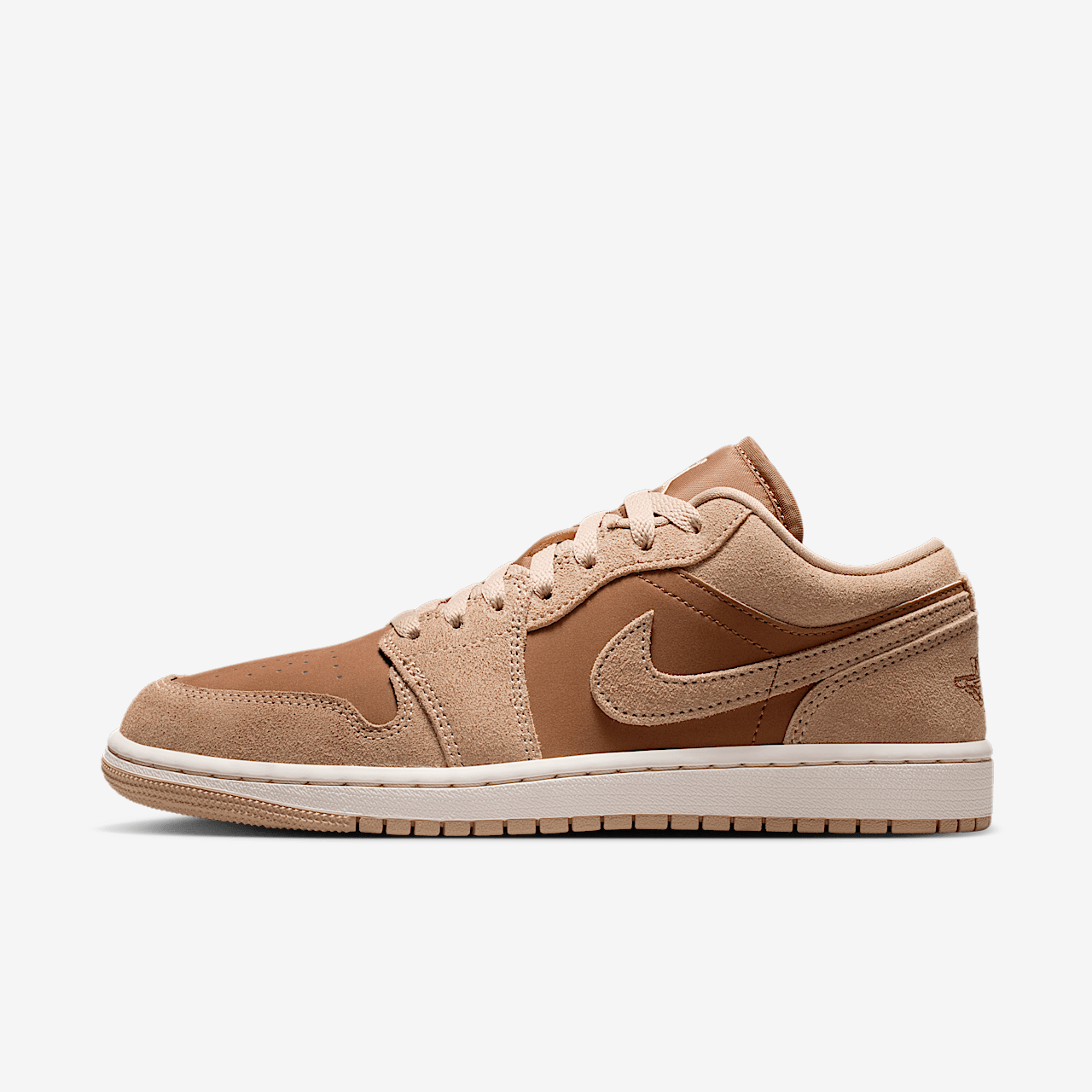 NIKE AIR JORDAN 1 LOW MUJER LEGEND MEDIUM BROWN CHALK LIGHT BRITISH TAN