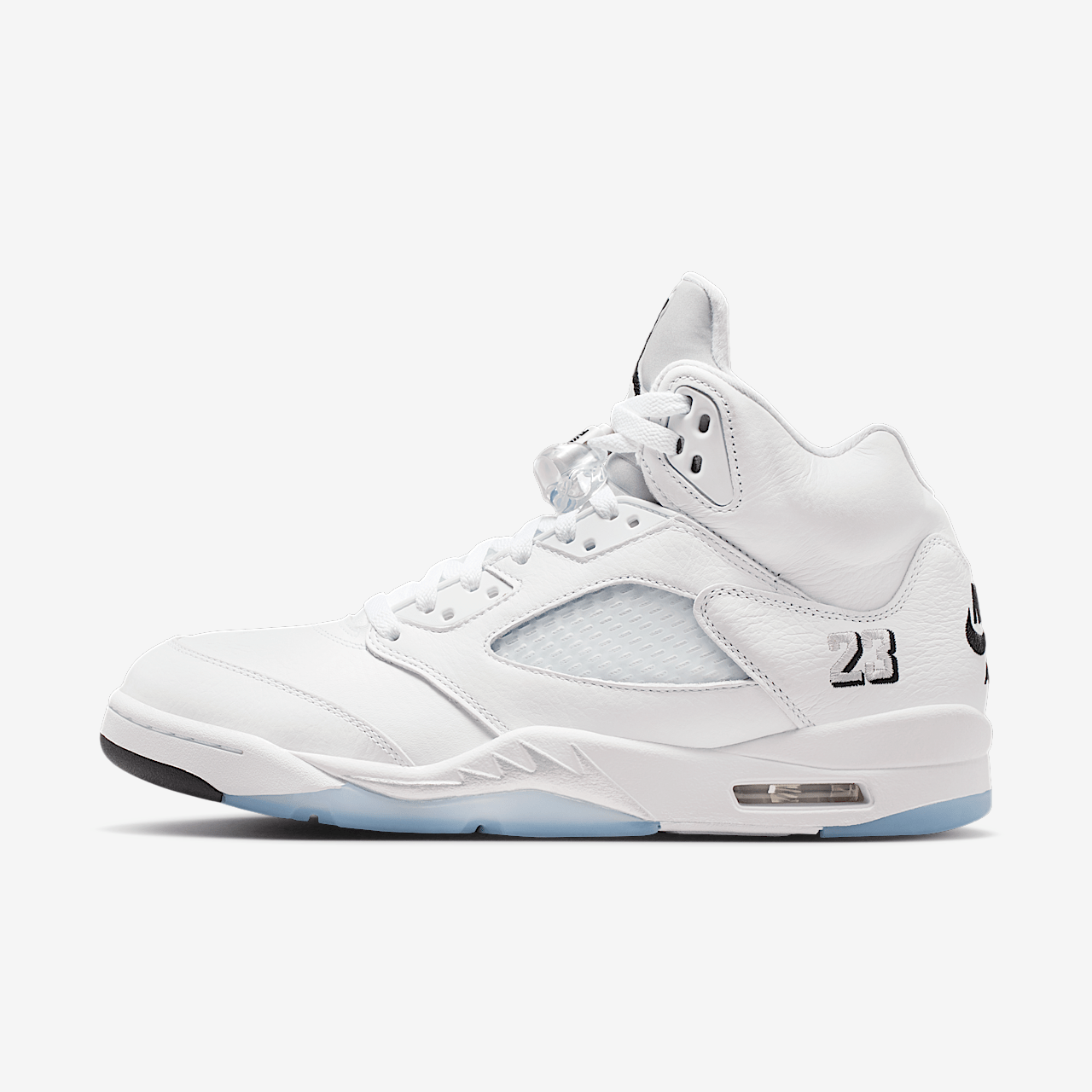 NIKE AIR JORDAN 5 RETRO OG HOMBRE BLANCO/PLATA METALIZADA/NEGRO