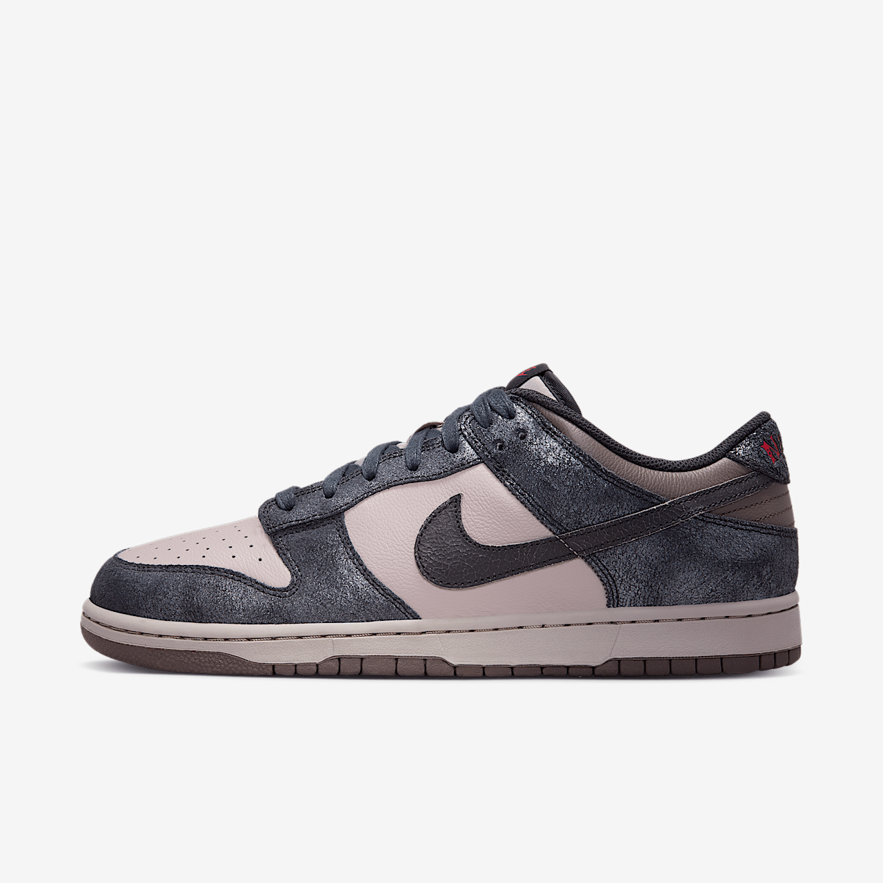 NIKE DUNK LOW RETRO PREMIUM PLATA METALIZADO/GRIS UNIVERSITARIO/CUEVA/SOMBRÍO APAGADO