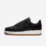 NIKE AIR FORCE 1 07 LV8 DENIM HOMBRE BLACK DARK SMOKE GREY GUM